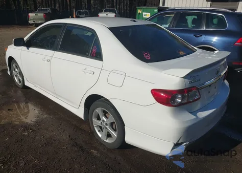 2011 Toyota Corolla S from USA, damaged, VIN 2T1BU4EE9BC622579